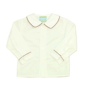 Velani Classics Girls White | Red Blouse size: 3 Months